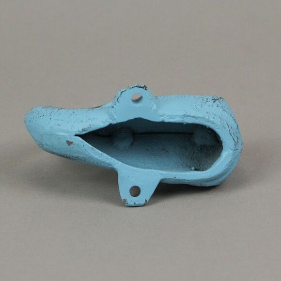 Cast Iron Nautical Blue Whale Wall Hook Decorative Coat Rack Key Holder Set of 2 - Picture 2 of 2